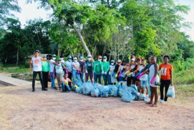 Núcleo de adolescentes de Pedro do Rosário participam do Projeto Limpa Brasil