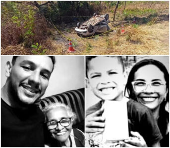 Identificadas as quatro pessoas da mesma família que morrem em grave acidente no interior do Maranhão