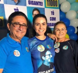 Inelegível, Hemetério Weba prepara a filha para substituí-lo na disputa