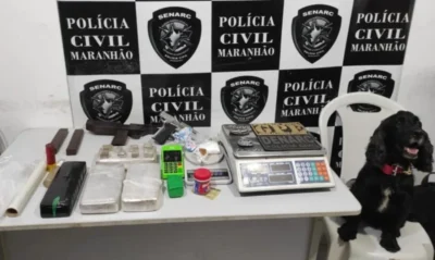 Polícia apreende submetralhadora em esconderijo no MA
