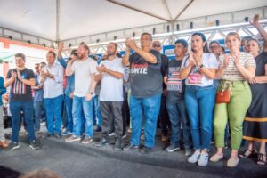 Othelino acompanha Flávio Dino, Márcio Jerry e o prefeito Fernando Pessoa em inaugurações de obras em Tuntum