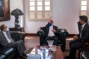 Othelino reforça diálogo entre o Legislativo e o Judiciário em visita ao presidente do TJMA