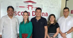Luciano e Thaíza tratam de demandas da Educação para Pinheiro