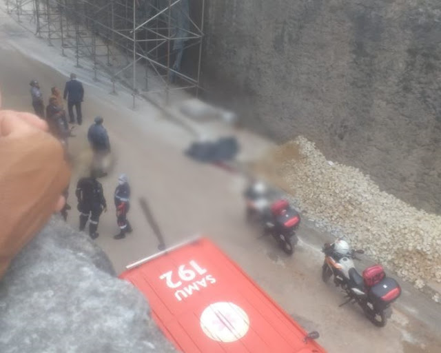 Funcionário da Prefeitura de São Luís morre após cair do viaduto do Palácio dos Leões