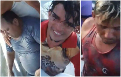 ASSISTA! Técnicos da Tim são encontrados com vida no mar após naufrágio em Cururupu