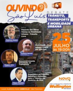 Wellington convida para debate sobre trânsito, transporte e mobilidade urbana