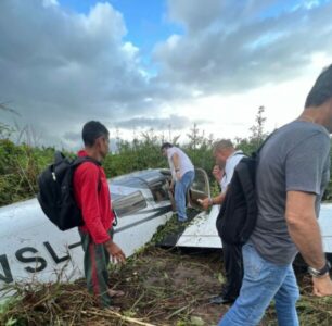 Veja Agora: Avião com o deputado federal Aluísio Mendes sofre incidente durante decolagem no Maranhão