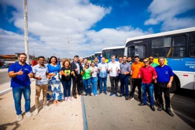 Brandão entrega 75 ônibus para reforçar transporte coletivo da Grande Ilha