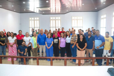 Helena Duailibe participa de reuniões com o bispo de Imperatriz e representantes do terceiro setor