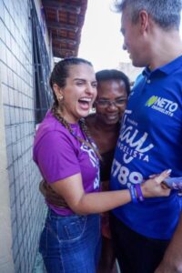 Carisma e simpatia são marcas registradas nas agendas de Neto e Thay Evangelista