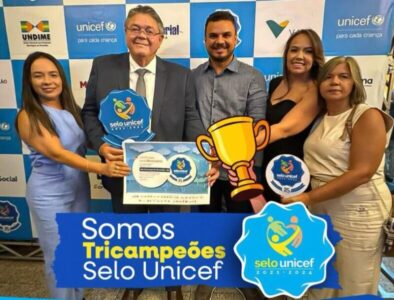 Pela terceira vez Tratorzão recebe o Selo UNICEF para São Domingos do Maranhão