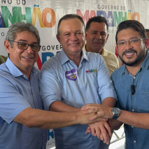 Prefeito eleito de Cajapió Dr. Rômulo participa com o Governador Carlos Brandão do lançamento da nova rota para a Baixada