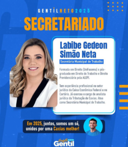 Anunciada a secretária do trabalho para a gestão de Gentil Neto em Caxias