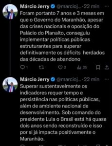 Othelino e Márcio Jerry reagem após fala de Brandão sobre Governo Dino. ‘Esquema de poder familiar.’