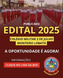 Lançado edital do Colégio Militar da UEB Monteiro Lobato, no Maiobão