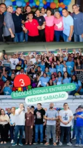 Camarão e Brandão entregam 3 escolas de tempo integral em São Luis