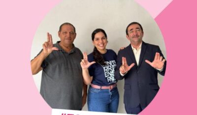 Em Santa Rita, Luiza Calvet recebe mais um apoio, dessa vez do Coronel Médico Dr.Robert