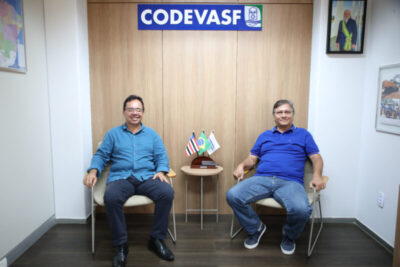 Jones Braga e Superintendente da Codevasf Planejam Comemorações dos 50 Anos da Empresa