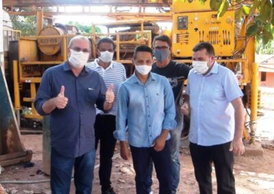 Hildo Rocha visita Buritirana e vistoria construção de um novo sistema de abastecimento de água
