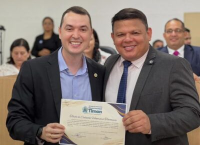 Secretário Paulo Ryldon recebe Título Honorário de Cidadão Timonense