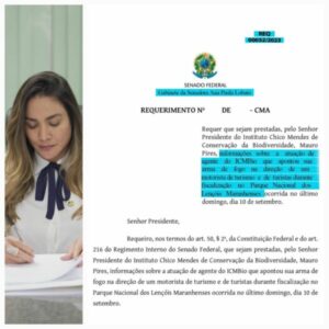Ana Paula requer esclarecimentos sobre incidente nos Lençóis Maranhenses…