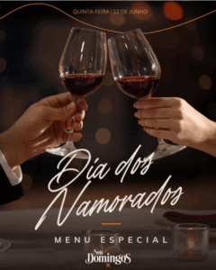 Restaurante Seu Domingos Cohama servirá jantar romântico no Dia dos Namorados, com menu exclusivo