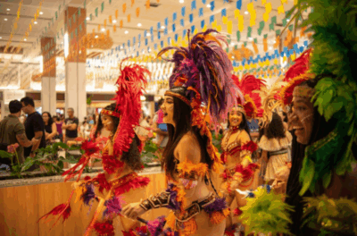 Temporada junina do São Luís Shopping termina neste sábado (28) com apresentação do Boi de Axixá