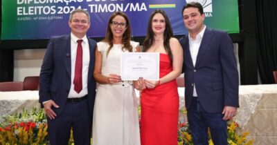 Leandro Bello prestigia diplomação dos eleitos em Timon e fortalece base política para 2026
