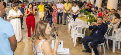 Iracema Vale anuncia sanção do PCCV dos servidores na tradicional festa de confraternização de fim de ano