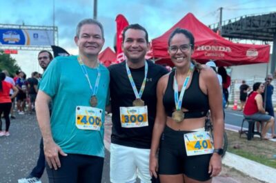 Daniel Coimbra marca presença na Corrida do Trabalhador em Timon