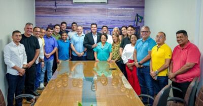 Ações de Saúde e Segurança são debatidas durante visita do vice-governador Felipe Camarão