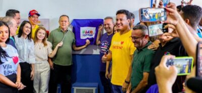 Iracema Vale ressalta caráter municipalista do Governo do Estado durante inaugurações em Paço do Lumiar