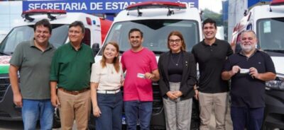 Iracema Vale participa da entrega de ambulâncias para Belágua, Nina Rodrigues e São Benedito