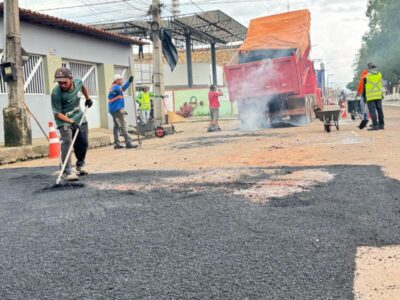 Prefeitura de Pinheiro inicia operação tapa buracos, para garantir melhor trafegabilidade