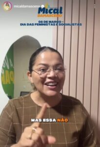 Mical Damasceno critica feminismo e relaciona 8 de março a ideias socialistas