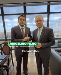 Juscelino Filho discute melhorias em pontes da BR-222 e BR-316 com ministro dos Transportes