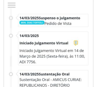 Pedido de vista suspende julgamento sobre eleição da Alema no STF