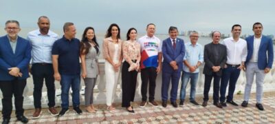 Eudes Barros participa de lançamento do programa Maranhão Livre da Fome ao lado de Brandão e do ministro Wellington Dias