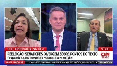 Eliziane defende fim da reeleição em entrevista à CNN