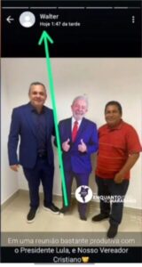 Prefeito do interior do Maranhão tem reunião produtiva com boneco de Lula