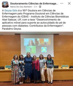 Enfermeira radicada no MA conquista doutorado em Portugal