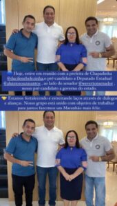 Prefeita de Chapadinha declara apoio à candidatura de Weverton Rocha para o governo