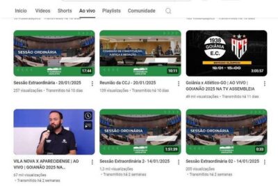 Assembleia transmite futebol na TV e põe deputado de comentarista