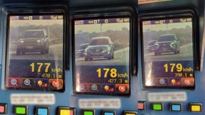 Polícia Rodoviária Federal flagra motoristas há mais de 170 km/h em BRs do Maranhão