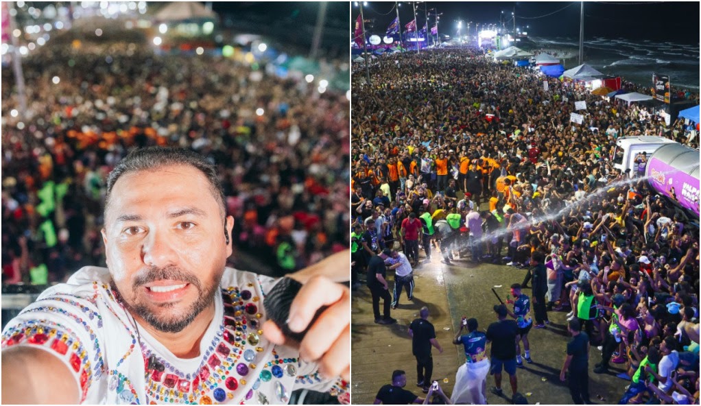 Show de Xand Avião reúne 500 mil pessoas na Avenida Litorânea