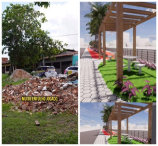 Paço do Lumiar: aos 68 dias de governo, Fred Campos anuncia reforma da Praça da Avenida 01 do Maiobão;