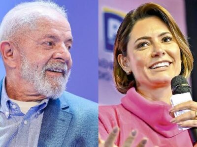Pesquisa aponta vantagem de Bolsonaro sobre Lula, que empata com Michelle
