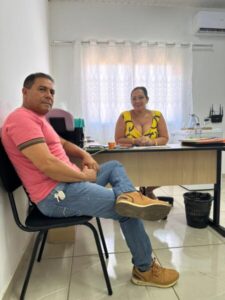 Vereador Sargento Lopes se reúne com a Secretária de Educação de Paraibano e debate sobre o não pagamento do incentivo financeiro aos professores contratados