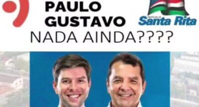 Artistas de Santa Rita manifestam revolta nas redes sociais contra administração Hilton Gonçalo