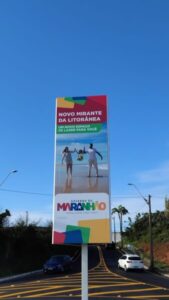 Descaso toma conta do novo mirante da Litorânea, inaugurado há menos de um mês